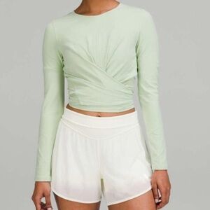 Lululemon Green Time to Restore Nulu Long Sleeve Top See Measurements